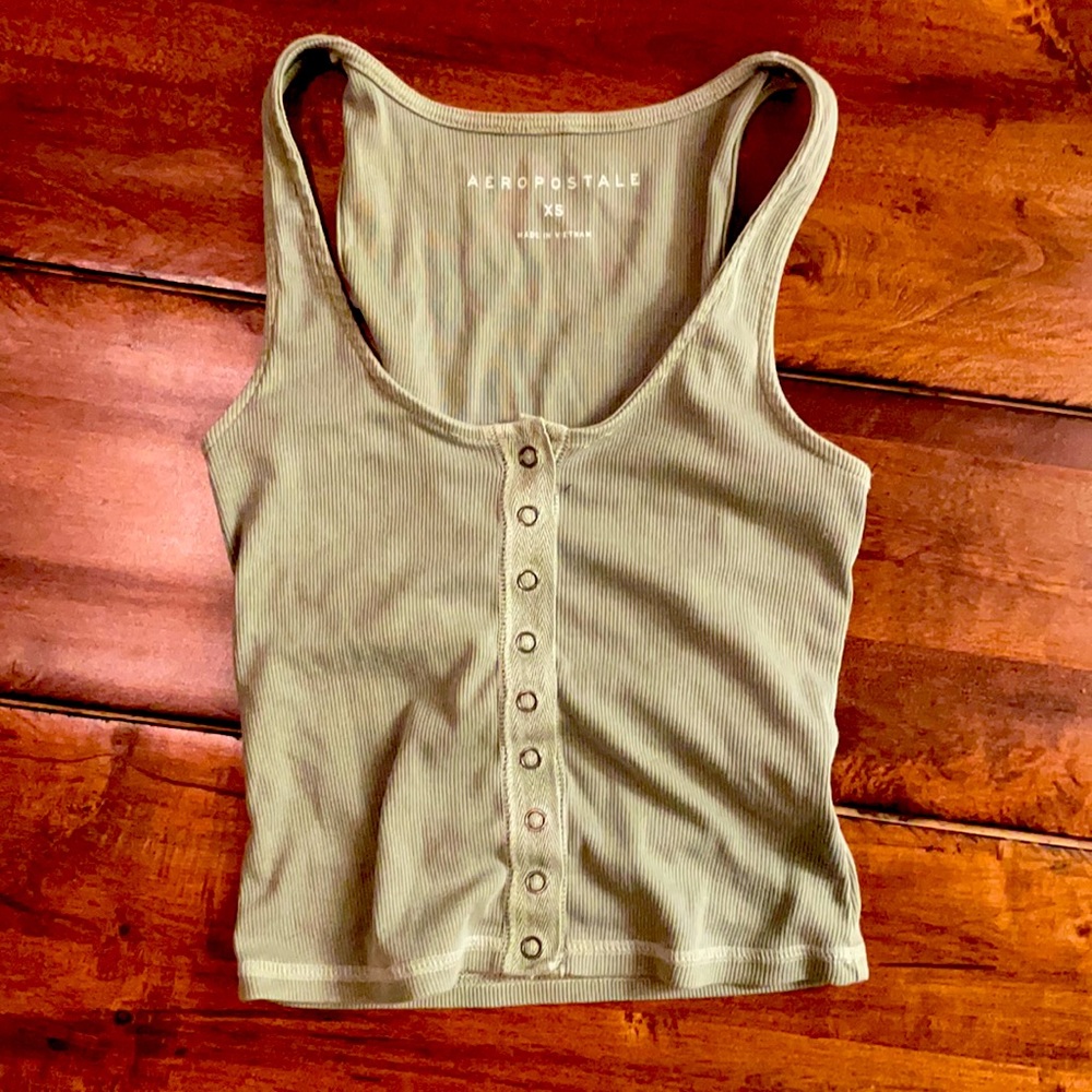 Button up tank top